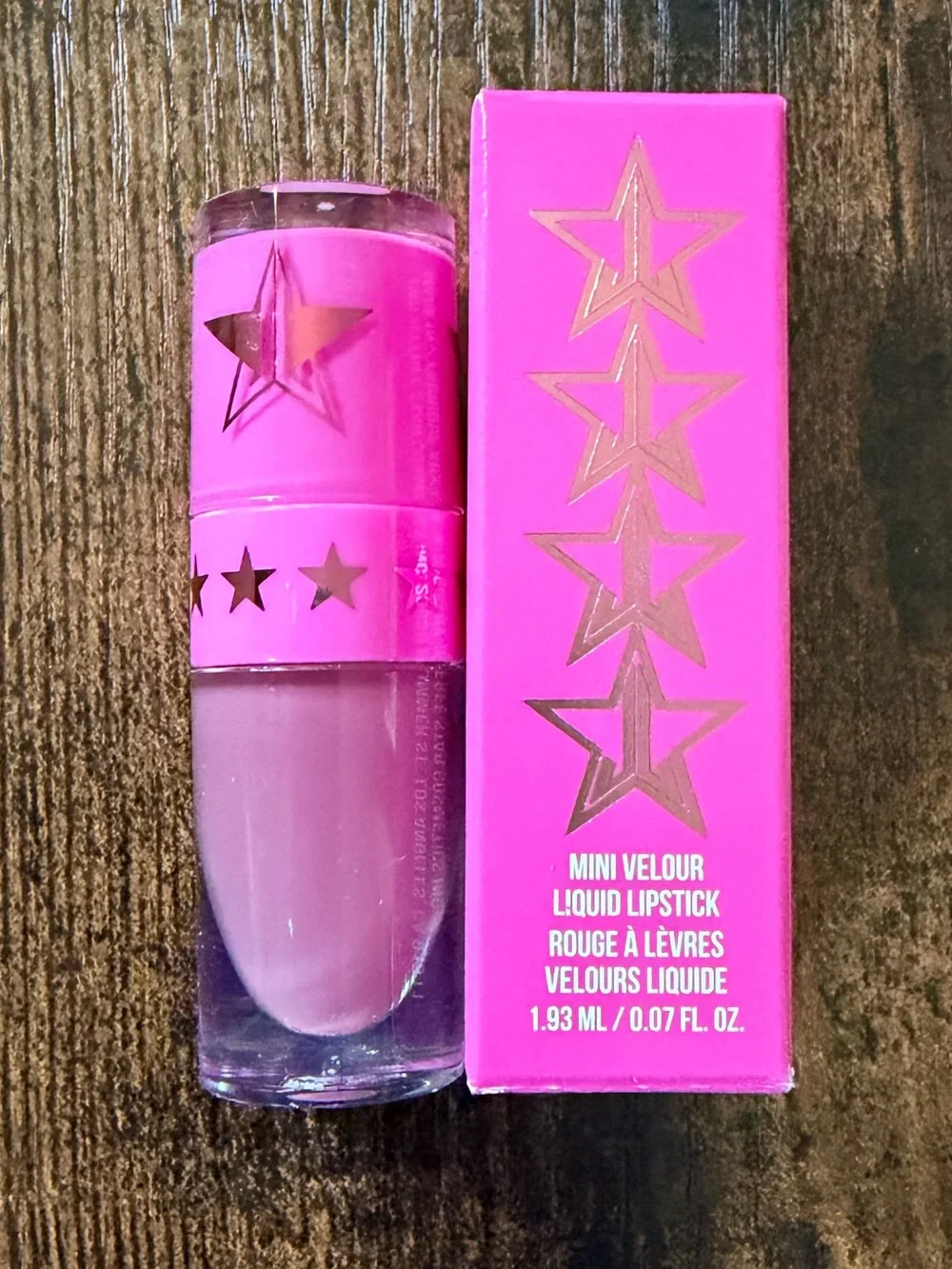 Jeffree Star WOODLAND HILLS Mini Velour Liquid Lipstick — Bright Pink